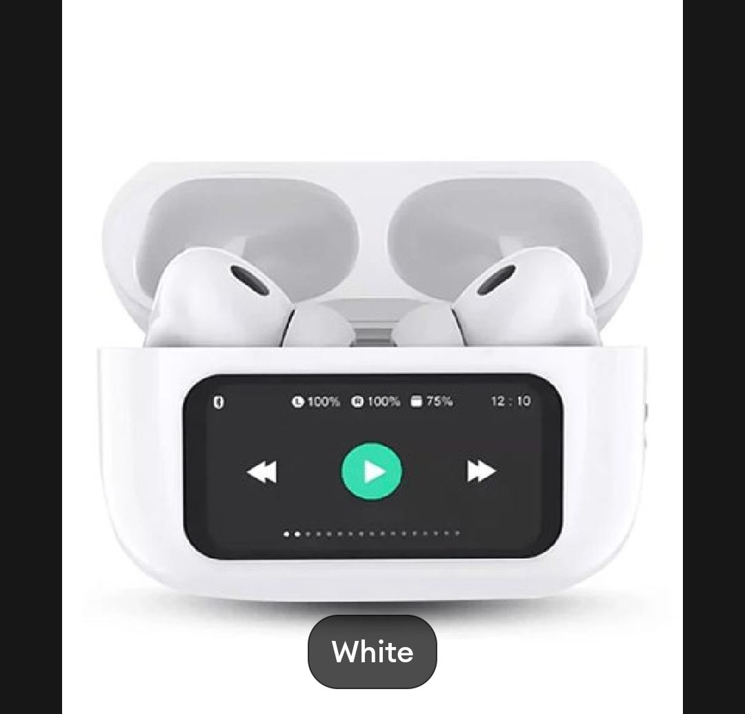 airpods pro with display ANC .ENC ,volume control ,gaming mode wireless ...