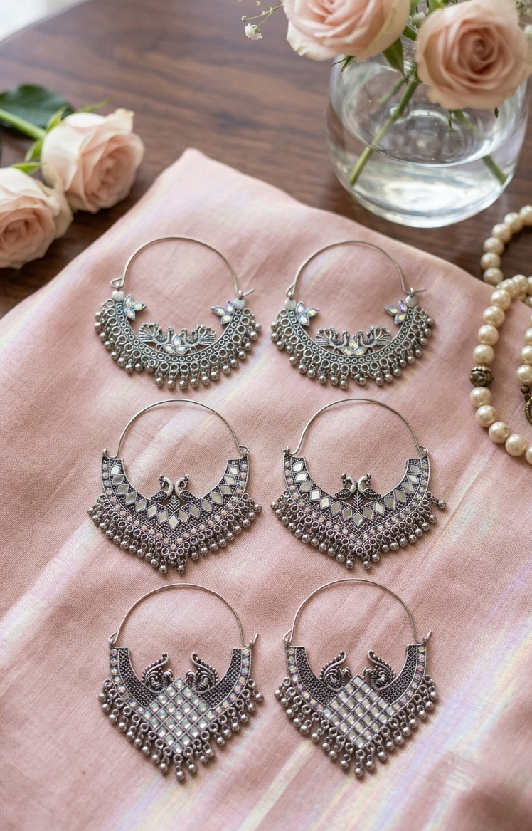 Jhumka with Sahara for girls and women/ Trending jhumka/ Beautiful jhumka
