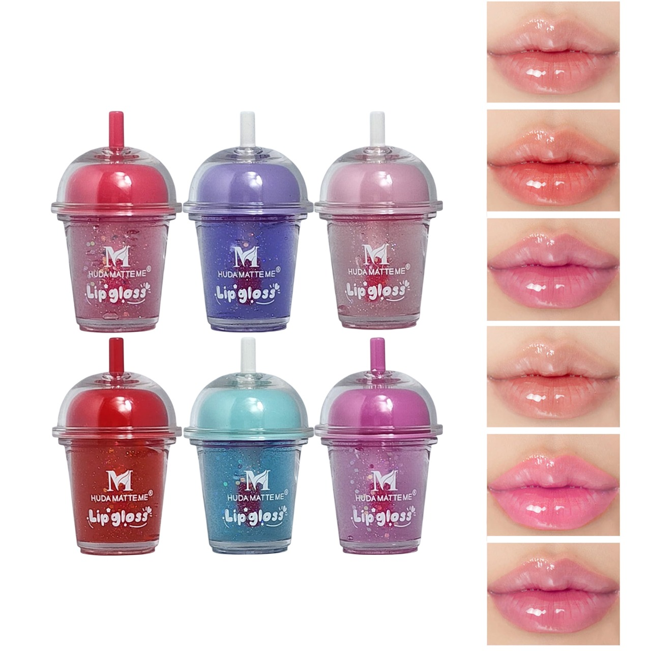 New Poly Ayir 1 Piece Soft Drink Glitter lip gloss