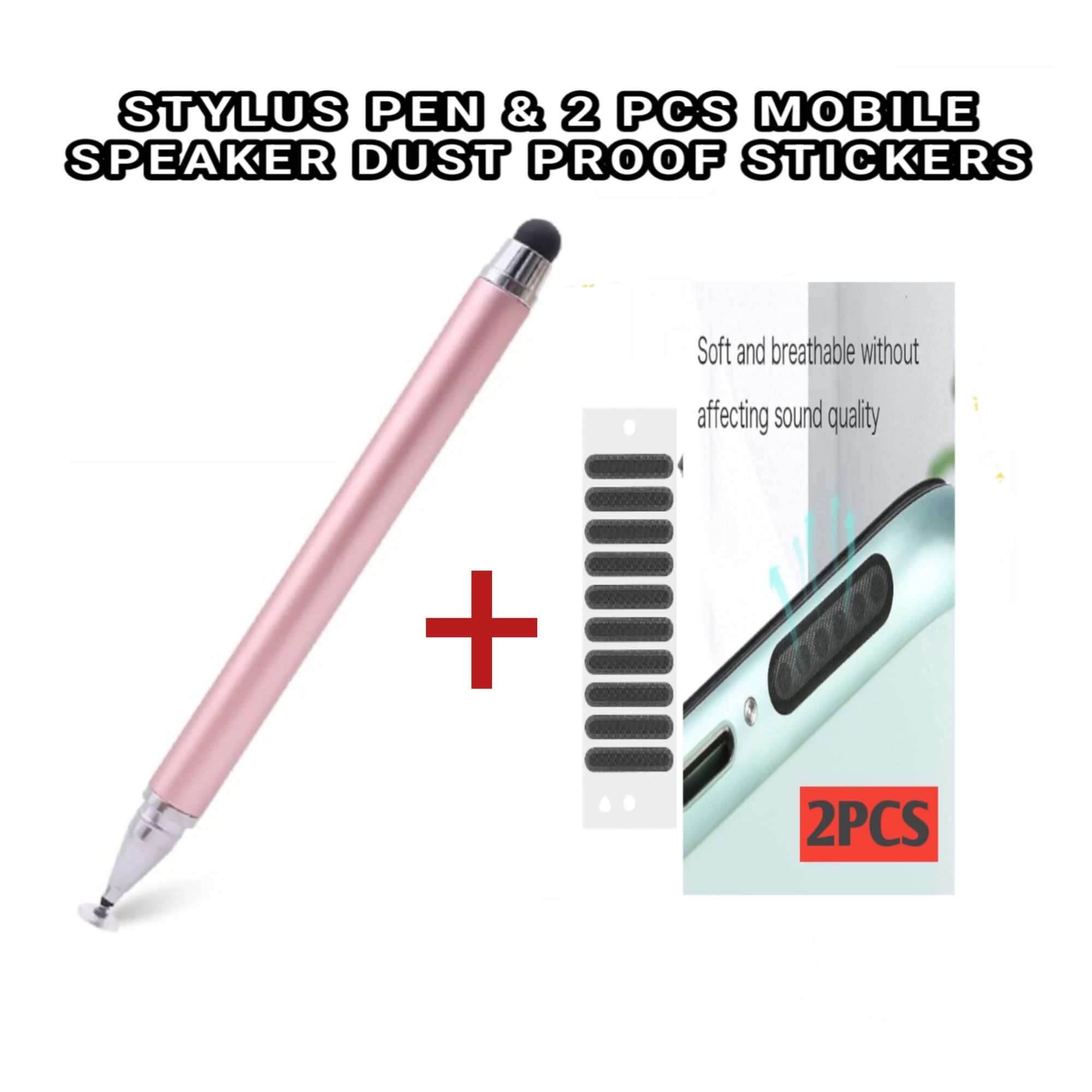2 In 1 Universal Stylus Pen – Dual-Use Double-Headed Capacitive Silicone Disc Pencil For All Touchscreens, Android & Tablets