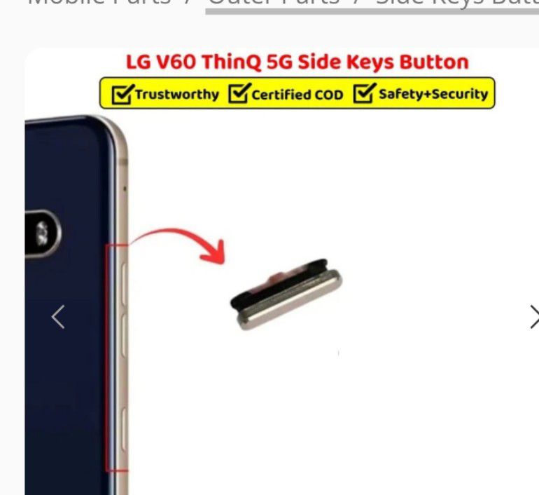 LG v 60 button singal