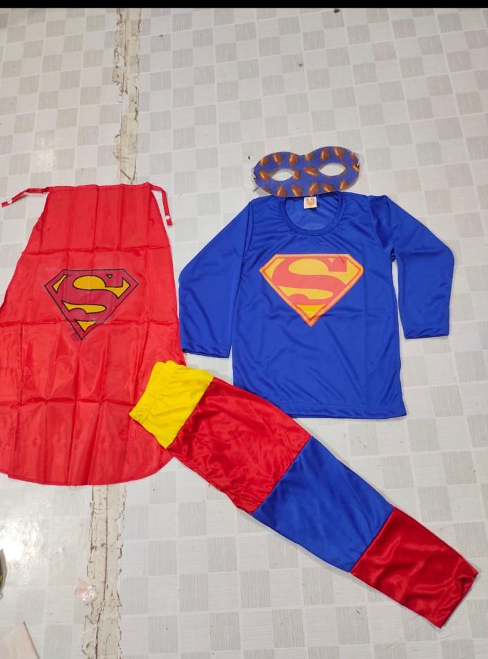Spiderman/Batman/Superman costume with free face mask   all character costume available for school event and party