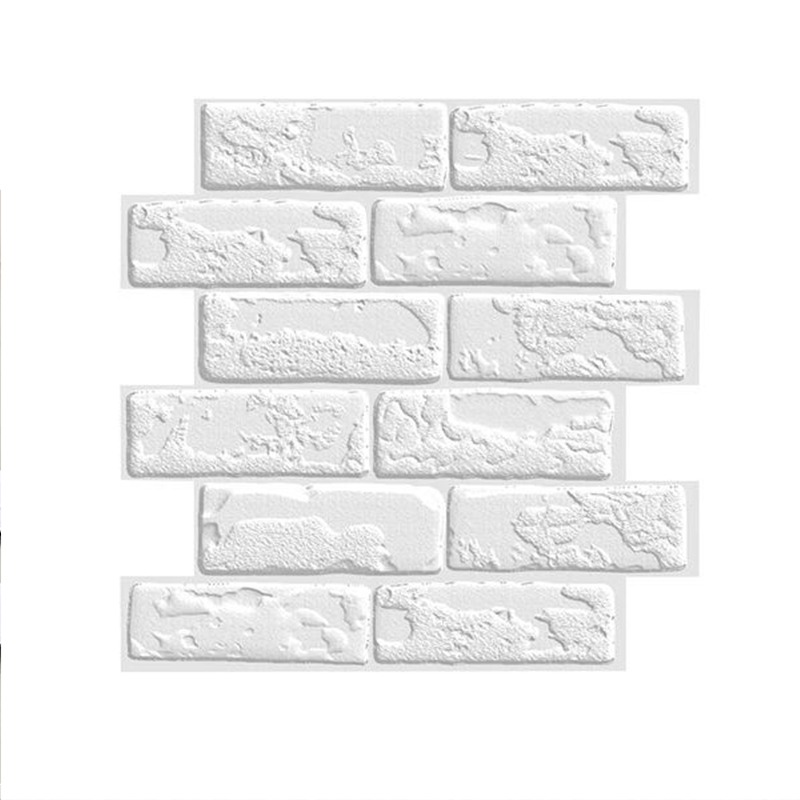 3D Stereo Wall Stickers Selfadhesive Wallpaper Brick Pattern Creative