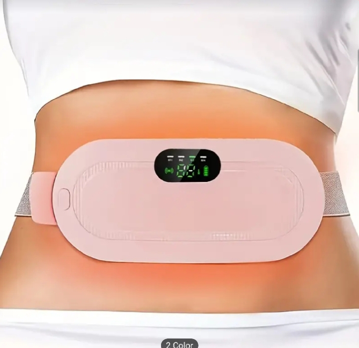 Menstrual Heating Belt Massager Periods Pain Relief Device Portable Cordless periods pain relief Back pain and stomach pain relief massager