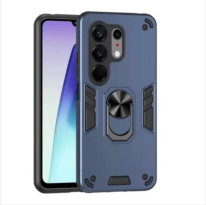 Tecno Camon 50 Pro Full Body Durable Protection Case Magnetic Ring Holder Armor Case Rotating Kickstand Grip Shockproof Hybrid Back Cover with Camera Lens Protection Anti-Drop Hard Case Rugged Shock Absorption Slim Fit Magnetic Car Mount Compatible