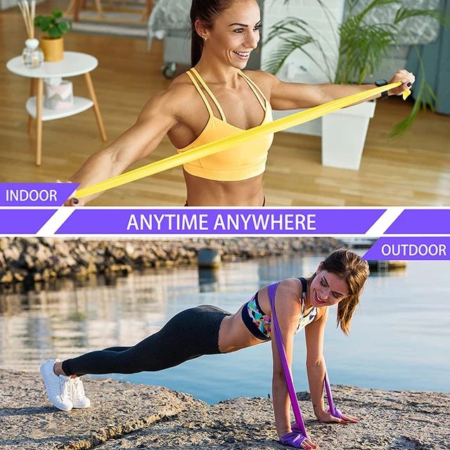 1 pc Yoga Tape Stretching Rubber For Foot Bands Pilates Expander Fitness Elastic Band Sports Training Resistance Belts Gymnastics Gum