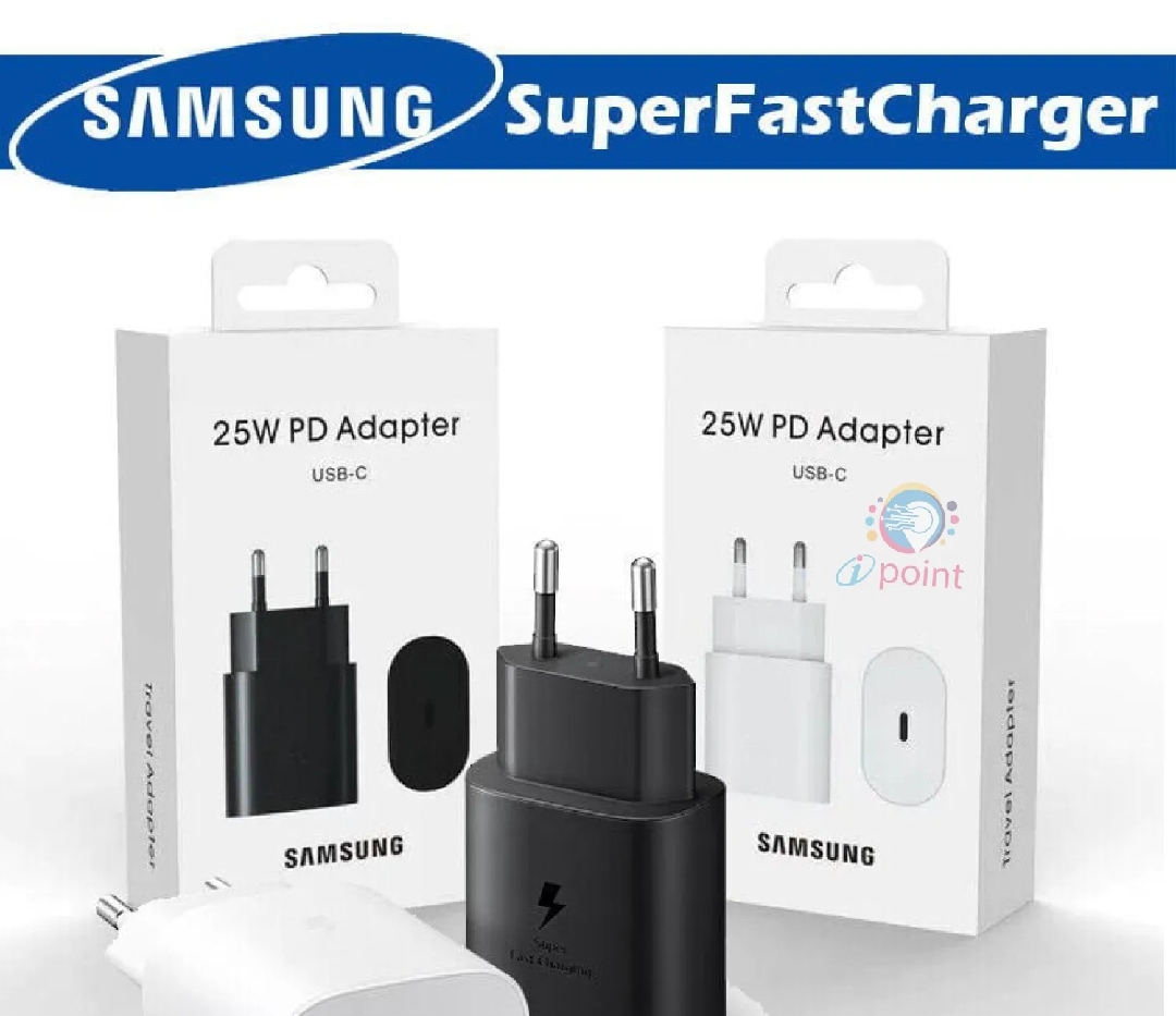 Samsung 25W with original cable Usb Type C Fast Charger Pd Wall Power Adapter Samsung 25W Fast Charger with Type C to Type C Cable Pd Charger For all Mobile Phone