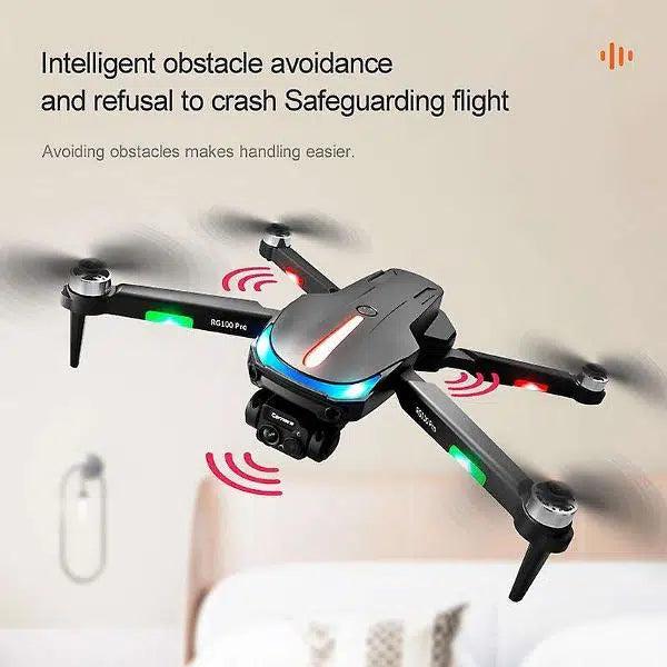 RG100 Pro HD Wifi Camera Drone with Obstacle Avoidance & Brushless Motors with also carry bag