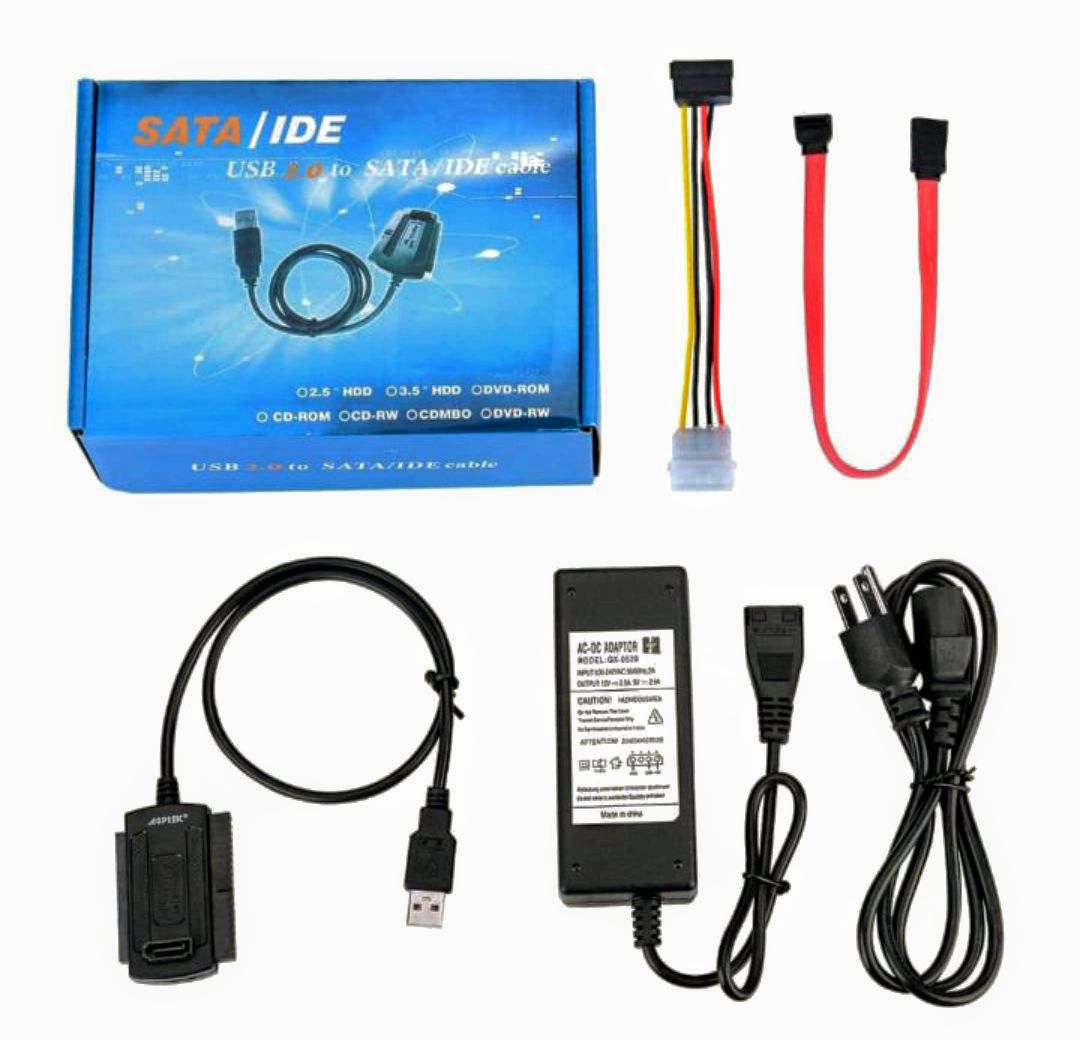 USB 2.0 to SATA / IDE Converter Cable
