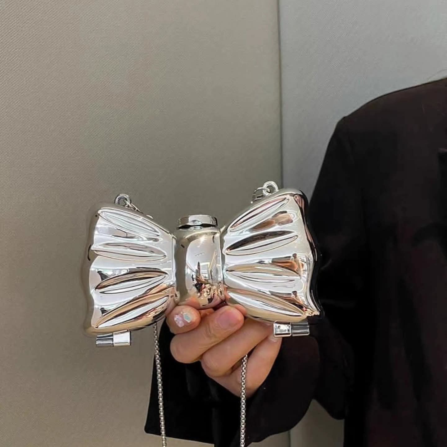 Acrylic clutch bag, bow clutch purse, women party bag, luxury mini handbag, bridal clutch, acrylic evening bag