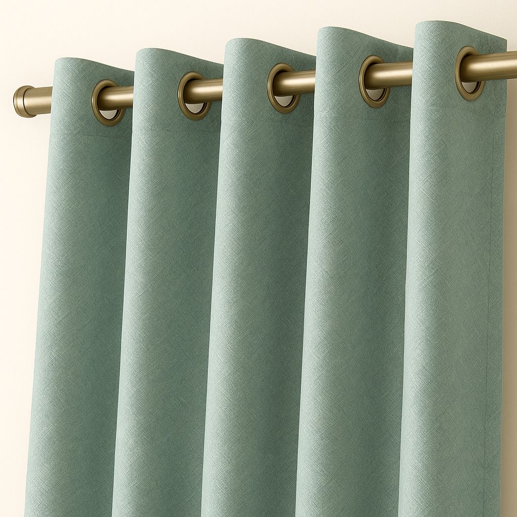 Premium Quality Italian Curtain (Parda) For Home Decor Elegant & Fancy Curtain With Ring(Eyelet) For Windows (1Pc Curtain)
