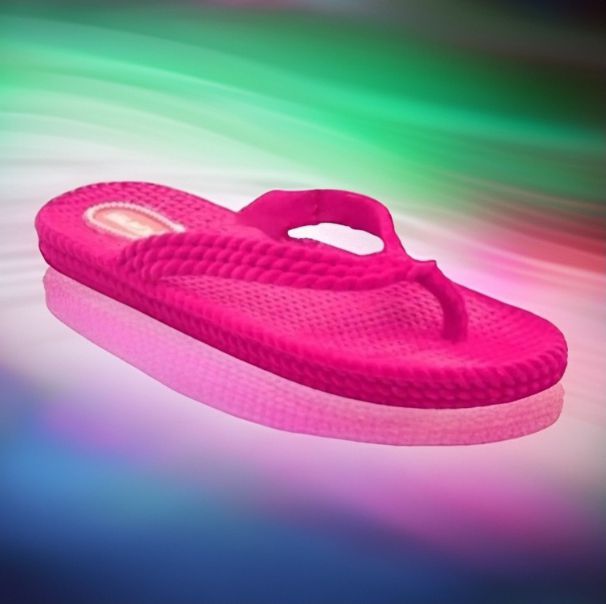 Island Women Flip Flops and Slip-Ons Ladies Rubber House Slippers