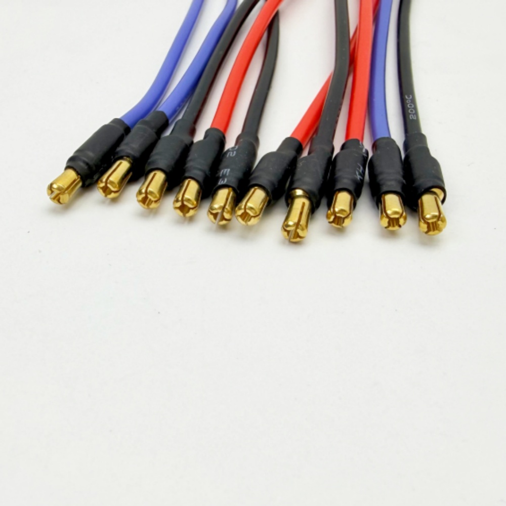 3Pcs 3.5mm Banana Head RC Motor/ESC Extension Cable 10CM/25CM 16AWG Silicone Cable for RC Car Boat Brushless Motor ESC