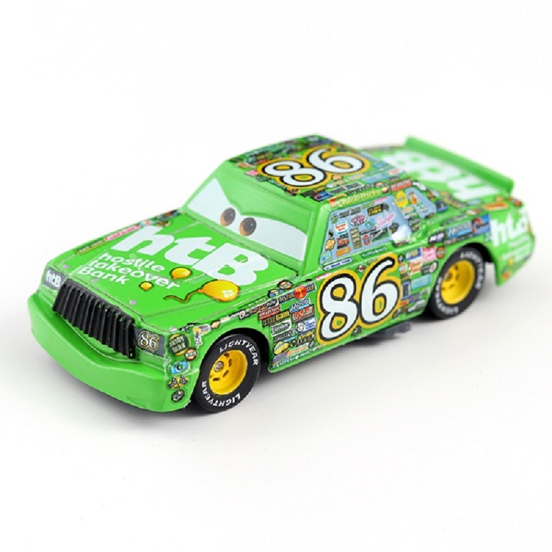 Cars 3 Pixar Cars No.86 Chick Hicks Metal Diecast Toys Cars 1:55 Lightning McQueen Children's  Toys