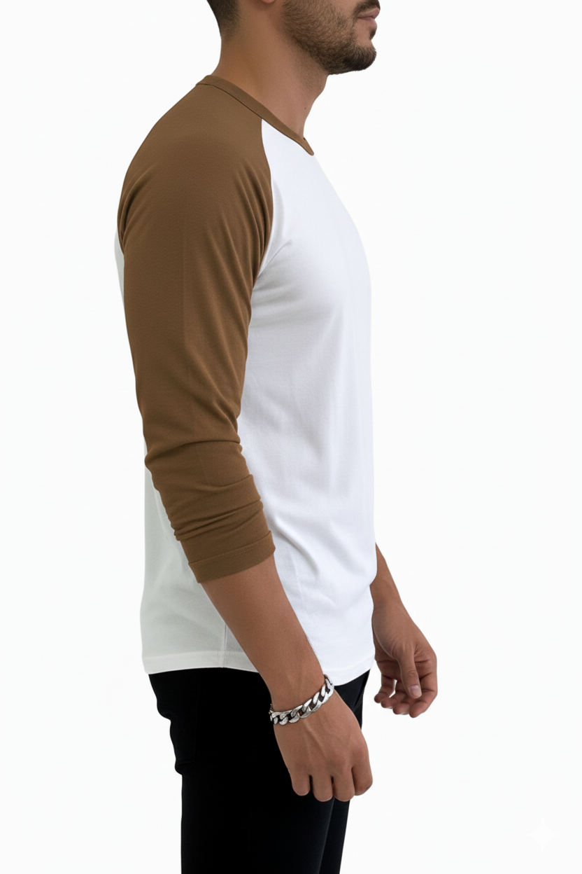 Men's Basic Reglan Long Sleeve T-Shirts