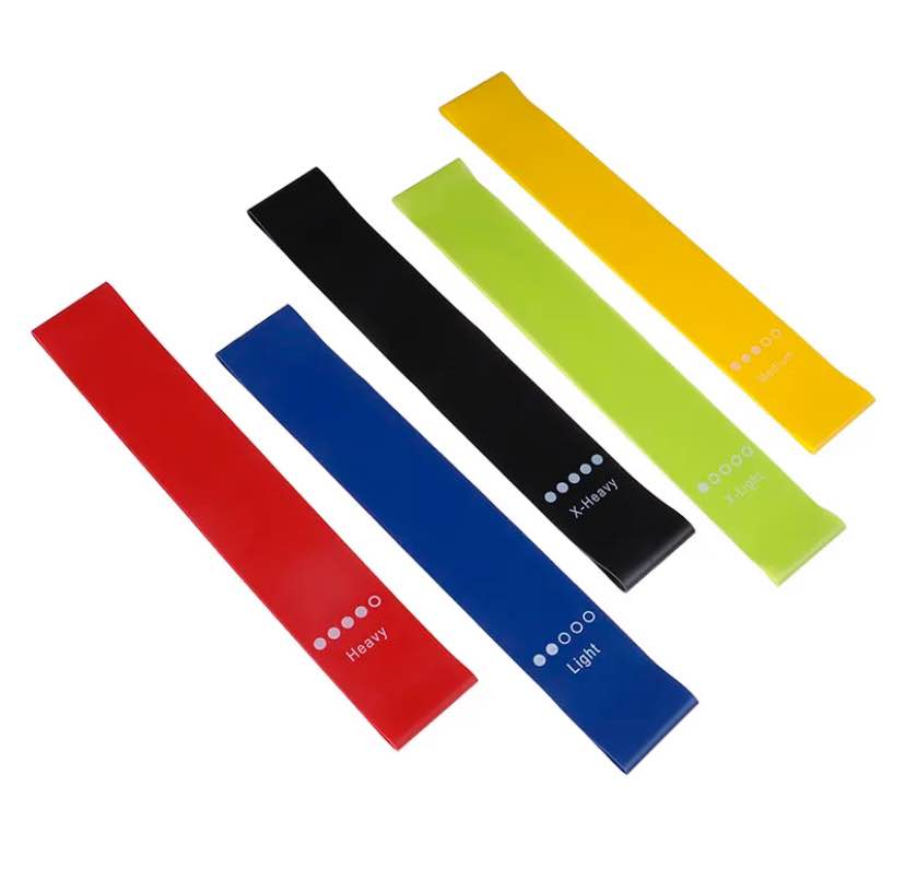 Elastic Resistance Loop Bands Gym Yoga Exercise Fitness Workout Stretch CHAINI