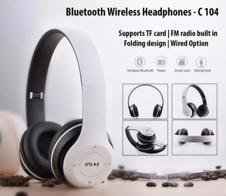 Special Edition P47 Headphone with Pop Window Over The Ear Wireless Bluetooth Headphone Support Sd Card use