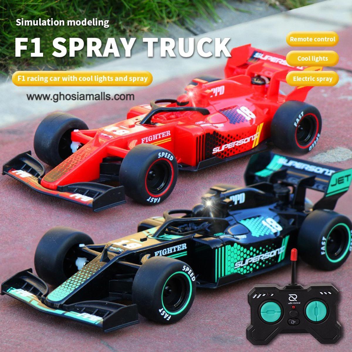 RC Formula 1 Racing Rocket Car with Spray & Light Effects with high speed