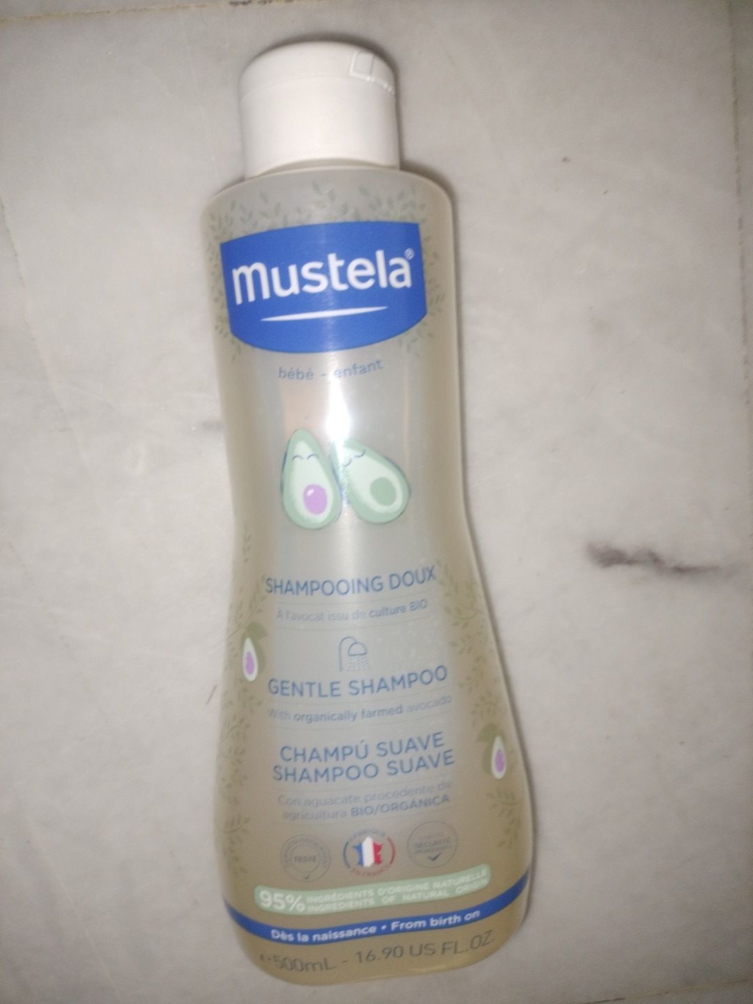 Mustela Shampoo 500ml Natural Shampoo For Baby's Fine, Delicate