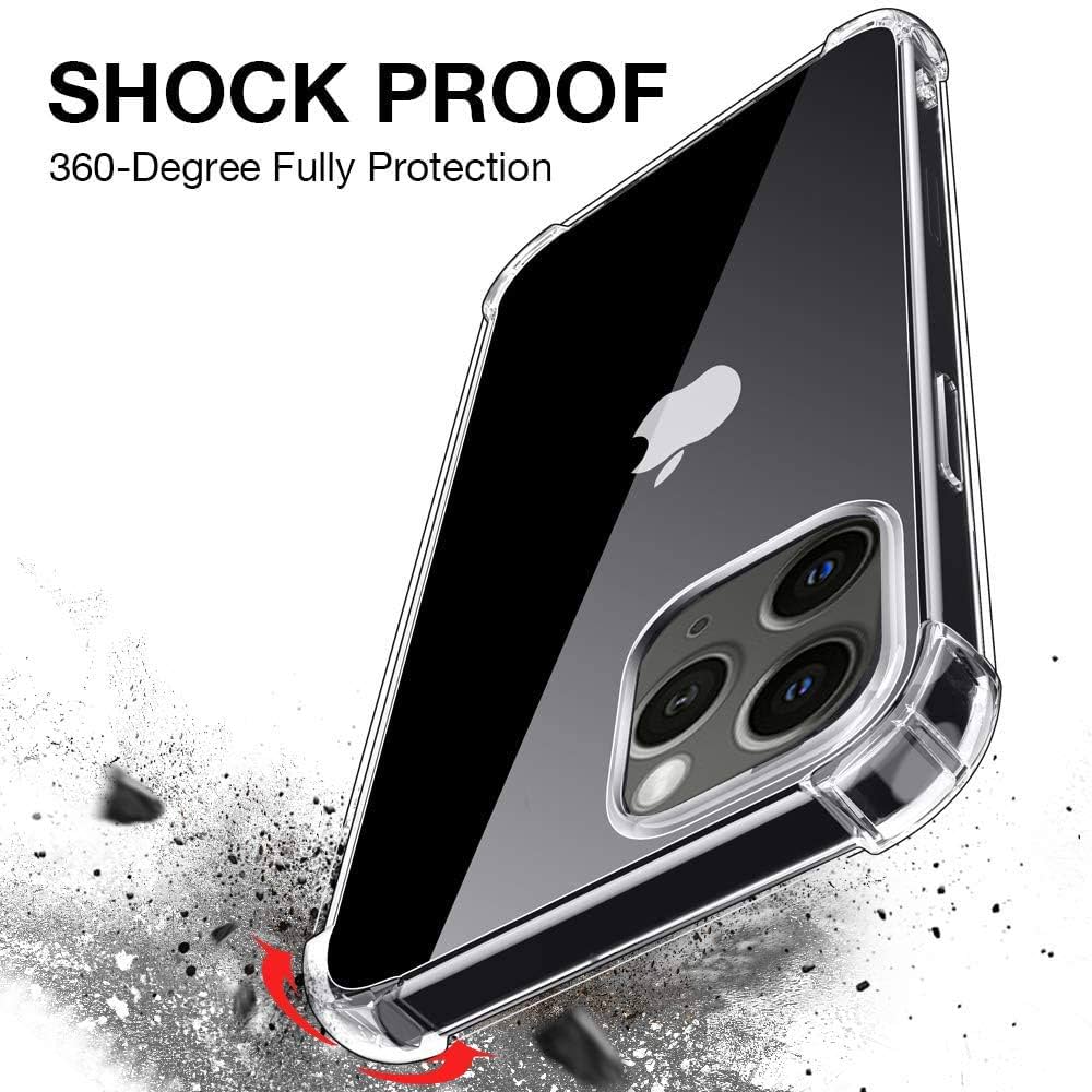 I Phone 12 Pro/ 12Pro Max Shock Proof jelly cover with 4 bumper and Soft silicone Case for iPhone 12 pro/12pro max price in Pakistan