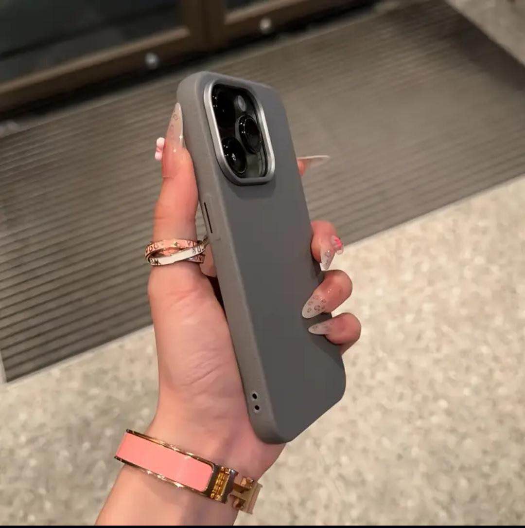 Luxury Leather Case With Camera Lens Protection