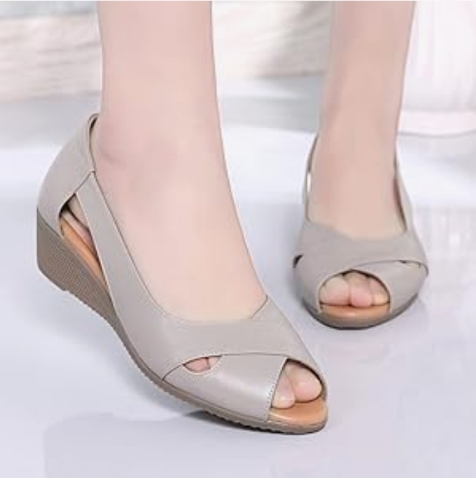 Metro Wedge Sandal for Women, Trendy & Classy, Synthetic Leather