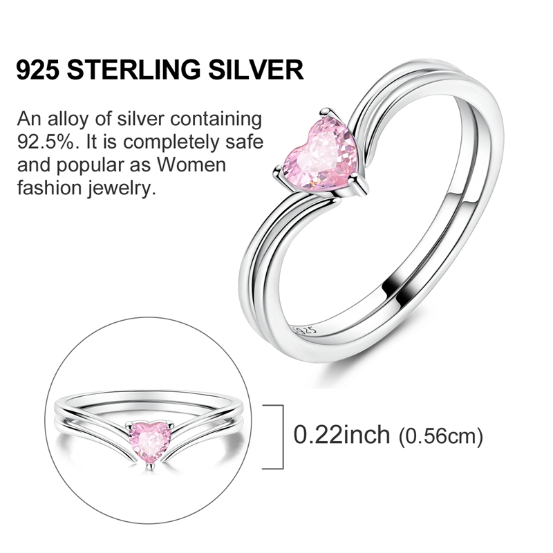 Original 925 Silver Ring Sparking Infinite Love Starry Night Rings For Women Girls Jewelry Birthday Anniversary Engagement 