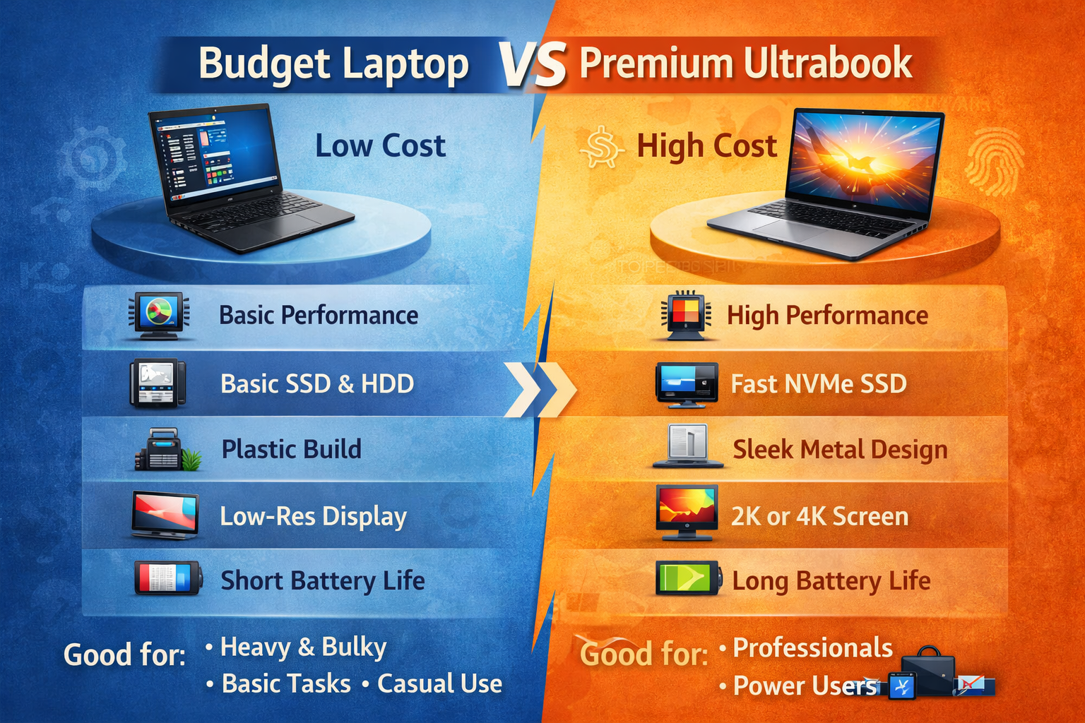 Budget laptop with basic performance, plastic build and affordable price for students and casual users