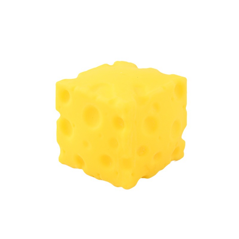 2026 Square Cheese Squishy Toys Slow Rebound Sensory Toys Cheese Stress Balls