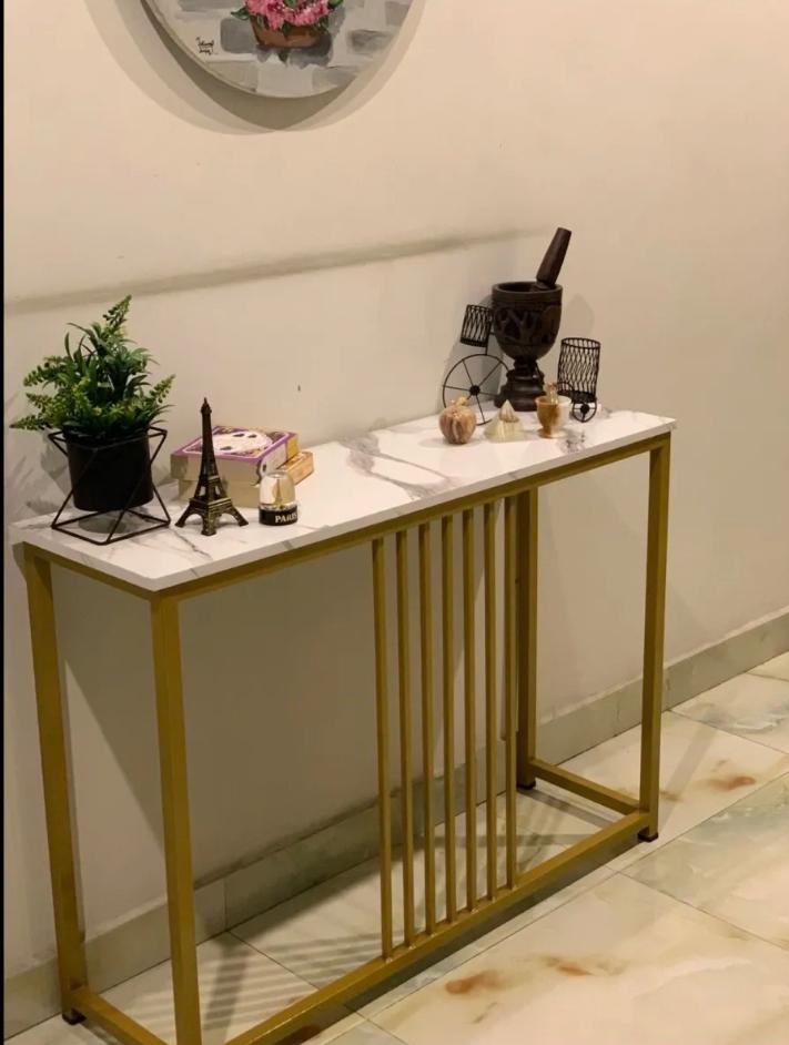Luxury stylish fancy  Marble console Table