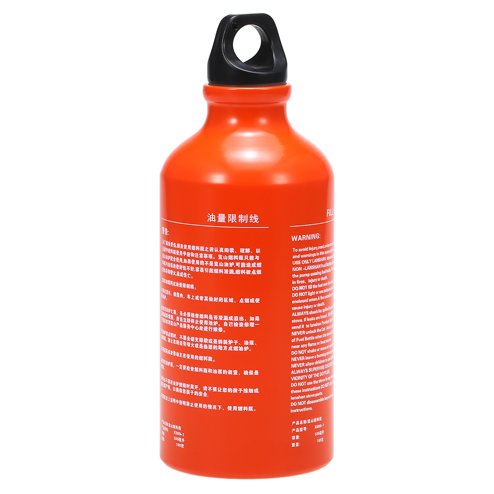 500ml Gasoline Fuel Bottle Petrol Kerosene Alcohol Liquid