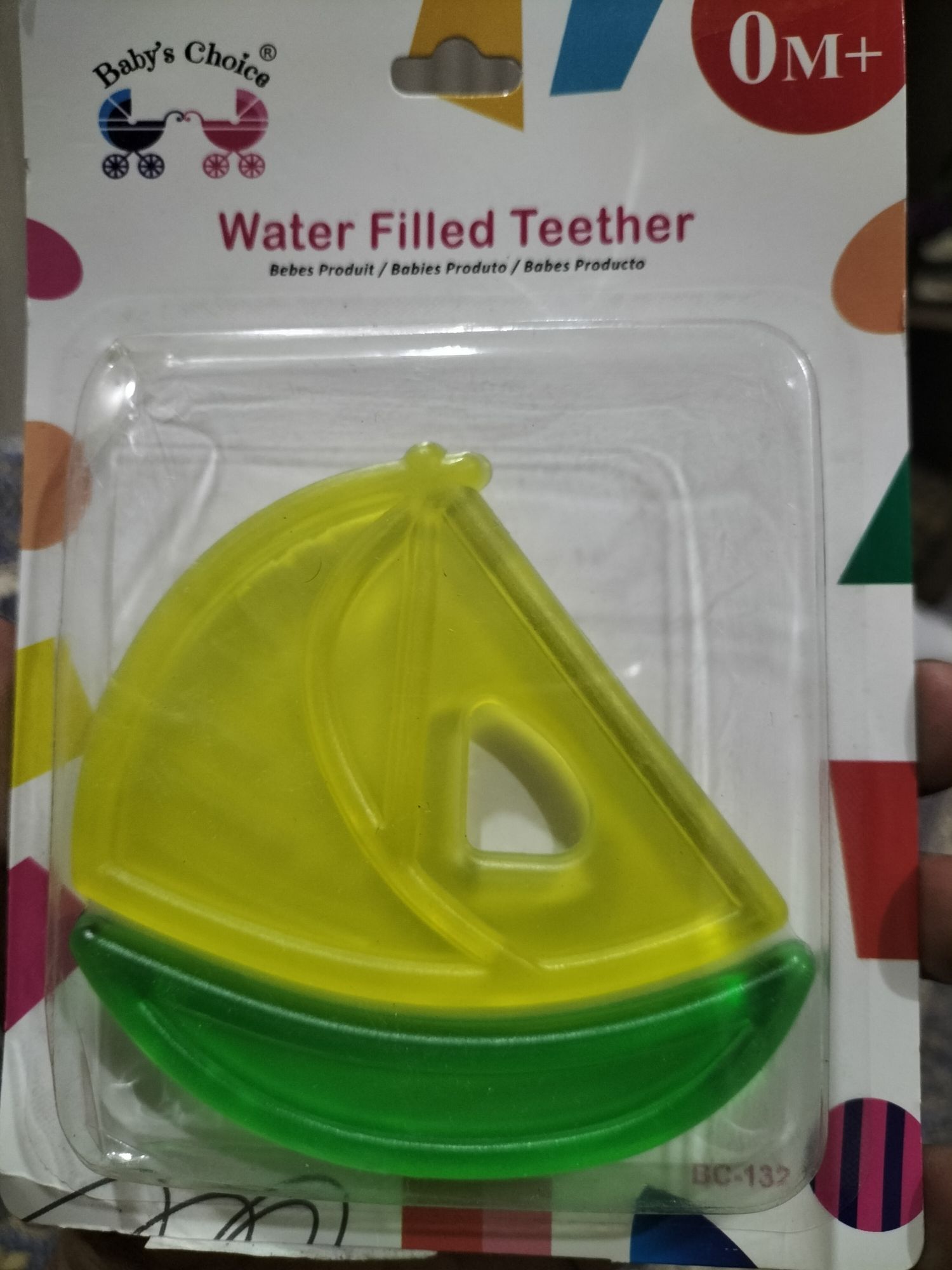 Baby Teether - Water Filled. Fruit Shape