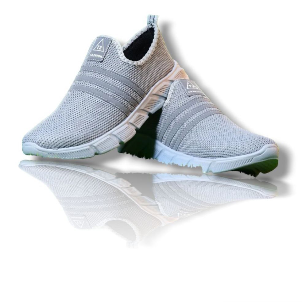 Men's Running Shoes Men's Slip-on Shoes Tennis Walking Casual Shoes Black Gym Breathable Rubber Work Shoes