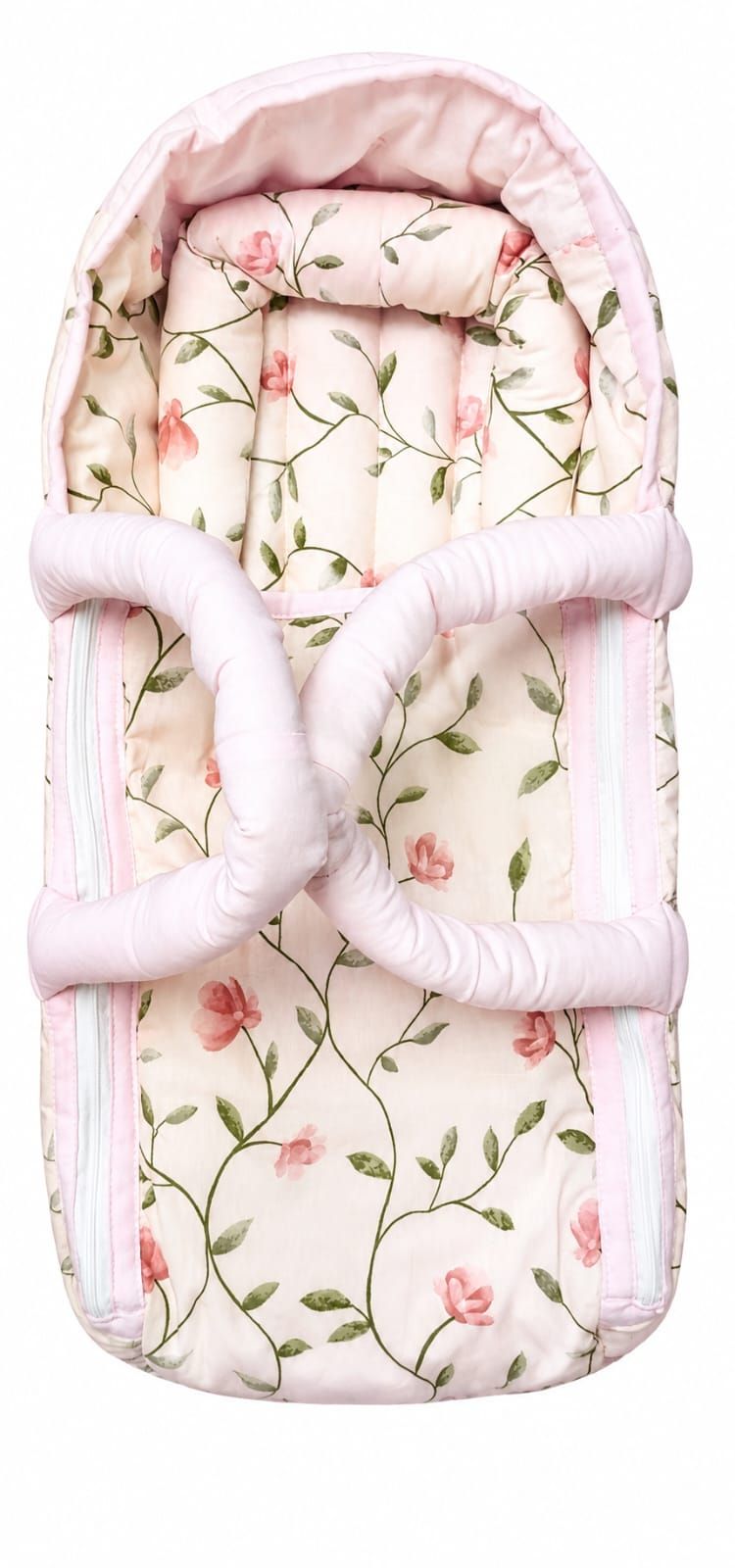 Jack & Jill Carry Crib - Best Quality Latest Design Newborn Baby Hand Carry Cot with Handles for Carrying - Portable Baby Bed Sleeping Bag Baby Bistar Gaddi Sleeping Bag Bed